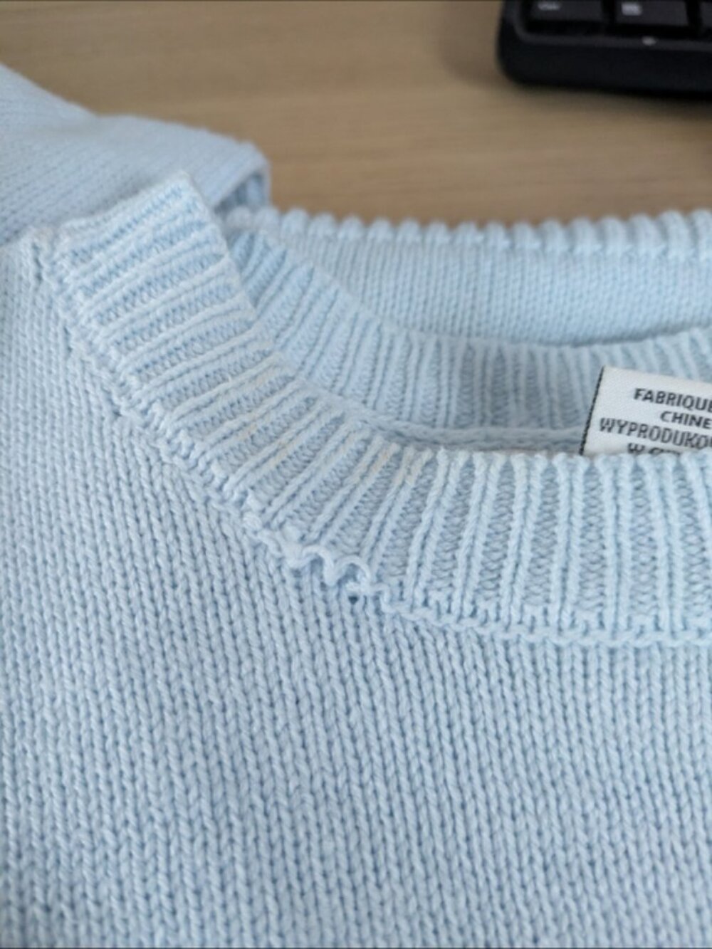 Cupcakes and Cashmere Youth Blue Knit Happy Face Lounge Set Size Medium (10-12) - Picture 9 of 10
